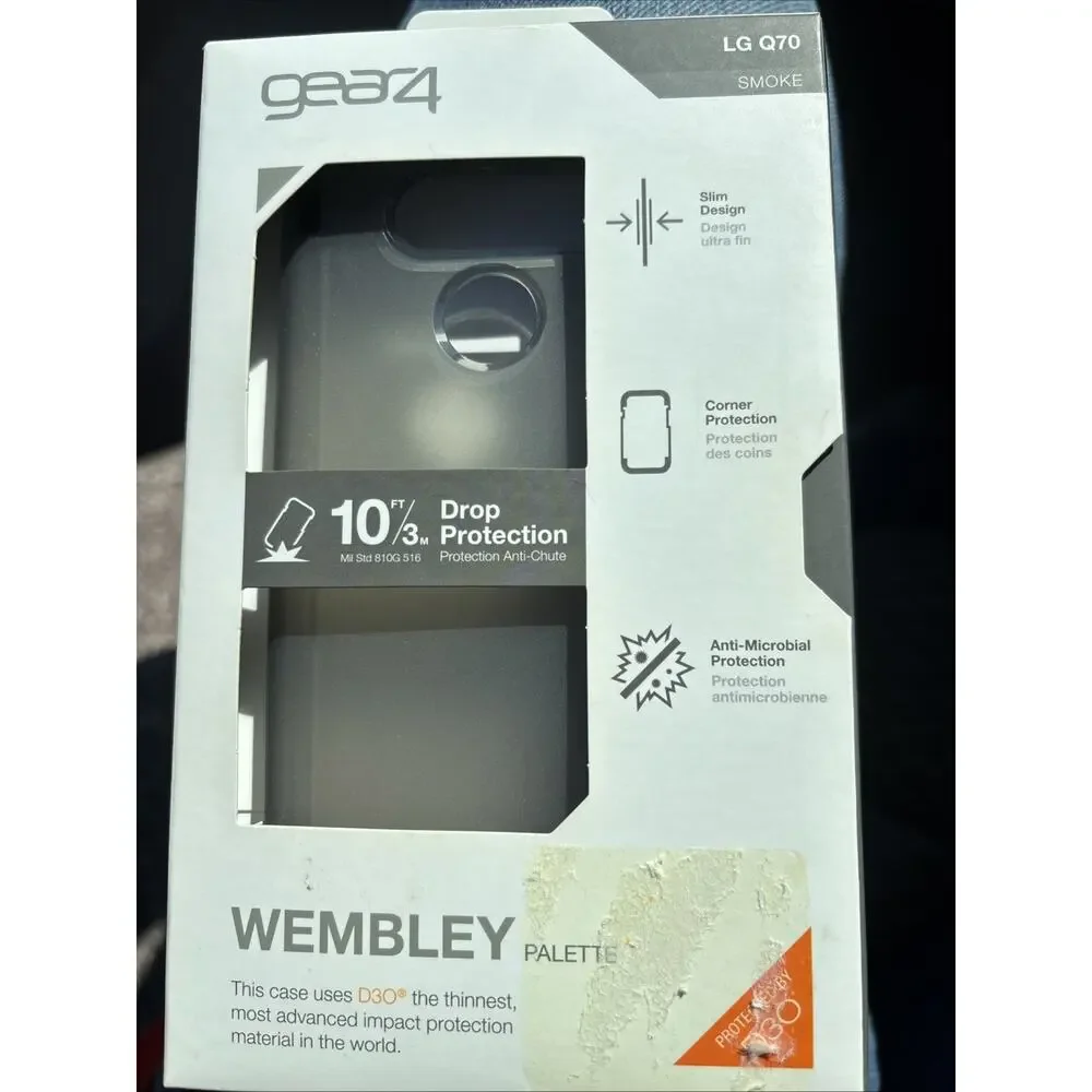 Gear4 Wembley Palette Hard Case for‎ LG Q70 Smartphone - Smoke